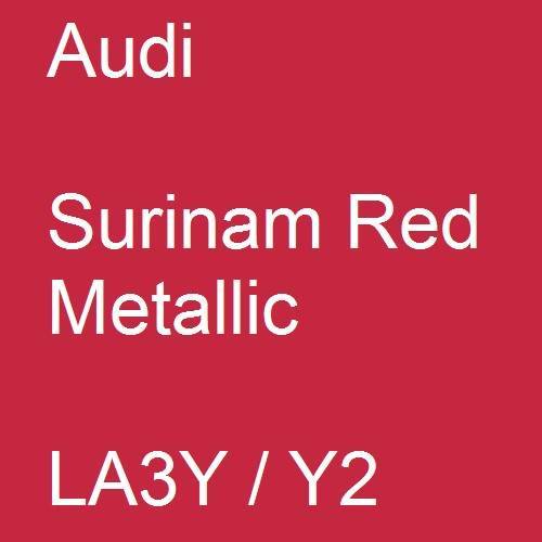 Audi, Surinam Red Metallic, LA3Y / Y2.